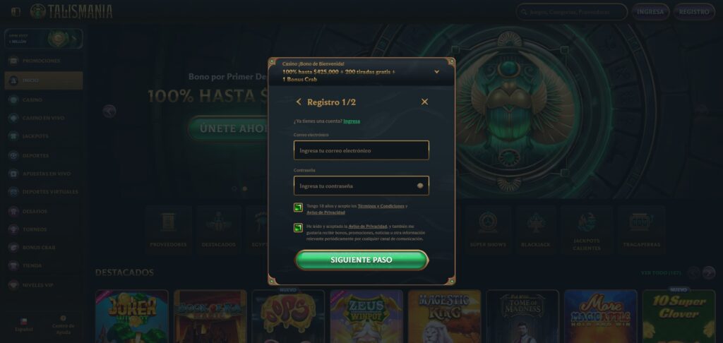 Talismania Casino